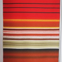 Vintage wall hanging | Finnish Raanu | Scandinavian wall tapestry | Red Raanu wall hanging | Large vintage wall tapestry | Made in Finland