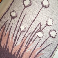 Vintage wall hanging | Large wall hanging | Vintage wall tapestry | Scandinavian woven textile | Made in Finland | Cottongrass tapestry