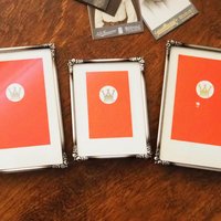 Set of three vintage photo frames | Vintage silver plated photo frames | Silver plated vintage frames | Silver plated picture frames