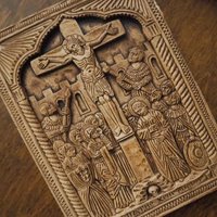 Vintage Orthodox icon | Orthodox icon | Ceramic religious icon | Vintage ceramic icon | Small vintage icon