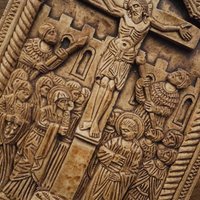 Vintage Orthodox icon | Orthodox icon | Ceramic religious icon | Vintage ceramic icon | Small vintage icon