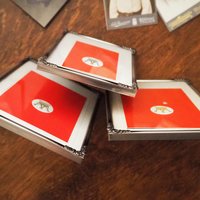 Set of three vintage photo frames | Vintage silver plated photo frames | Silver plated vintage frames | Silver plated picture frames