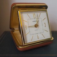 Vintage travel alarm clock | Europa alarm clock | Vintage wind up clock | Travel alarm clock | Working order