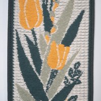 Vintage wall hanging | Long wall hanging | Nature wall hanging | Scandinavian woven textile | Made in Finland