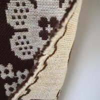 Vintage wall hanging | Brown and light beige wall hanging | Scandinavian wall hanging | Vintage wall tapestry | Handmade wall tapestry