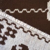 Vintage wall hanging | Brown and light beige wall hanging | Scandinavian wall hanging | Vintage wall tapestry | Handmade wall tapestry