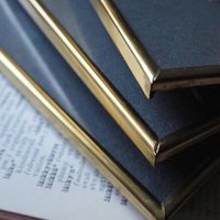 Set of three vintage brass photo frames | Brass photo frames | Vintage brass picture frames | Matching vintage frames | Simple brass frames