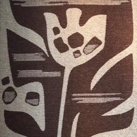 Vintage wall hanging | Large wall hanging | Scandinavian woven textile | Brown and beige wall hanging | Abstract wall tapestry