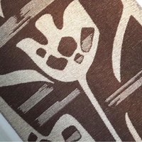 Vintage wall hanging | Large wall hanging | Scandinavian woven textile | Brown and beige wall hanging | Abstract wall tapestry