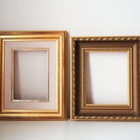 Vintage wooden frames | Vintage wooden picture frames | Gilded vintage frames | Made in Finland