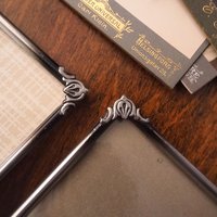 Set of two vintage silver plated photo frames | Silver plated photo frames 9x14 cm and 12x17 cm | Vintage picture frames | Matching frames