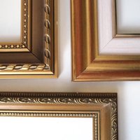Vintage wooden frames | Vintage wooden picture frames | Gilded vintage frames | Made in Finland