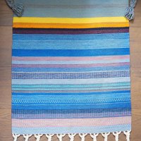 Vintage wall tapestry | Arktinen Horisontti by Elsa Montell-Saanio | Finnish Raanu | Lapland | Vintage wall hanging | Made in Finland