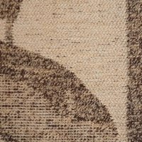 Vintage wall hanging | Long wall hanging | Scandinavian woven textile | Brown and beige wall hanging | Retro wall hanging