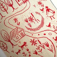 Vintage wall hanging | Handmade wall tapestry | Scandinavian wall hanging | Vintage wall tapestry | Reversible wall tapestry