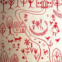 Vintage wall hanging | Handmade wall tapestry | Scandinavian wall hanging | Vintage wall tapestry | Reversible wall tapestry