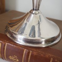 Vintage alpacca candelabra | Alpacca silver candelabra | Three arm candlestick holder | Vintage candelabrum