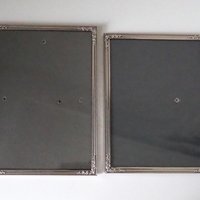Set of two vintage silver plated photo frames | Silver plated photo frames | Vintage picture frames | Matching frames