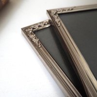 Set of two vintage silver plated photo frames | Silver plated photo frames | Vintage picture frames | Matching frames