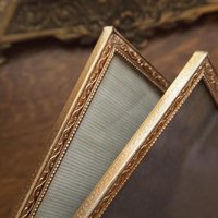 Set of two vintage photo frames | Vintage photo frames 13x18 cm | Vintage picture frames | Vintage picture frames