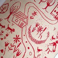 Vintage wall hanging | Handmade wall tapestry | Scandinavian wall hanging | Vintage wall tapestry | Reversible wall tapestry