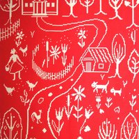 Vintage wall hanging | Handmade wall tapestry | Scandinavian wall hanging | Vintage wall tapestry | Reversible wall tapestry