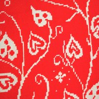 Vintage wall hanging | Handmade wall tapestry | Scandinavian wall hanging | Heart wall tapestry | Reversible wall tapestry