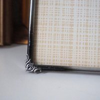 Vintage photo frame 18x24 cm | Vintage photo frame | Silver plated picture frame | Vintage silver picture frame