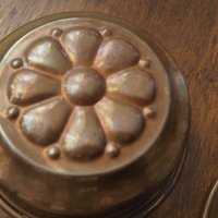 Set of three vintage copper baking molds | Vintage copper molds | Mismatched copper molds | Vintage baking molds | Vintage kitchen decor