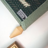 Vintage wall hanging | Long wall hanging | Nature wall hanging | Scandinavian woven textile | Made in Finland