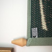 Vintage wall hanging | Long wall hanging | Nature wall hanging | Scandinavian woven textile | Made in Finland