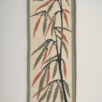 Vintage wall hanging | Long wall hanging | Nature wall hanging | Scandinavian woven textile | Made in Finland