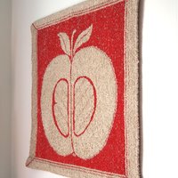 Vintage wall hanging | Apple wall tapestry | Red wall hanging | Vintage wall tapestry | Apple wall hanging