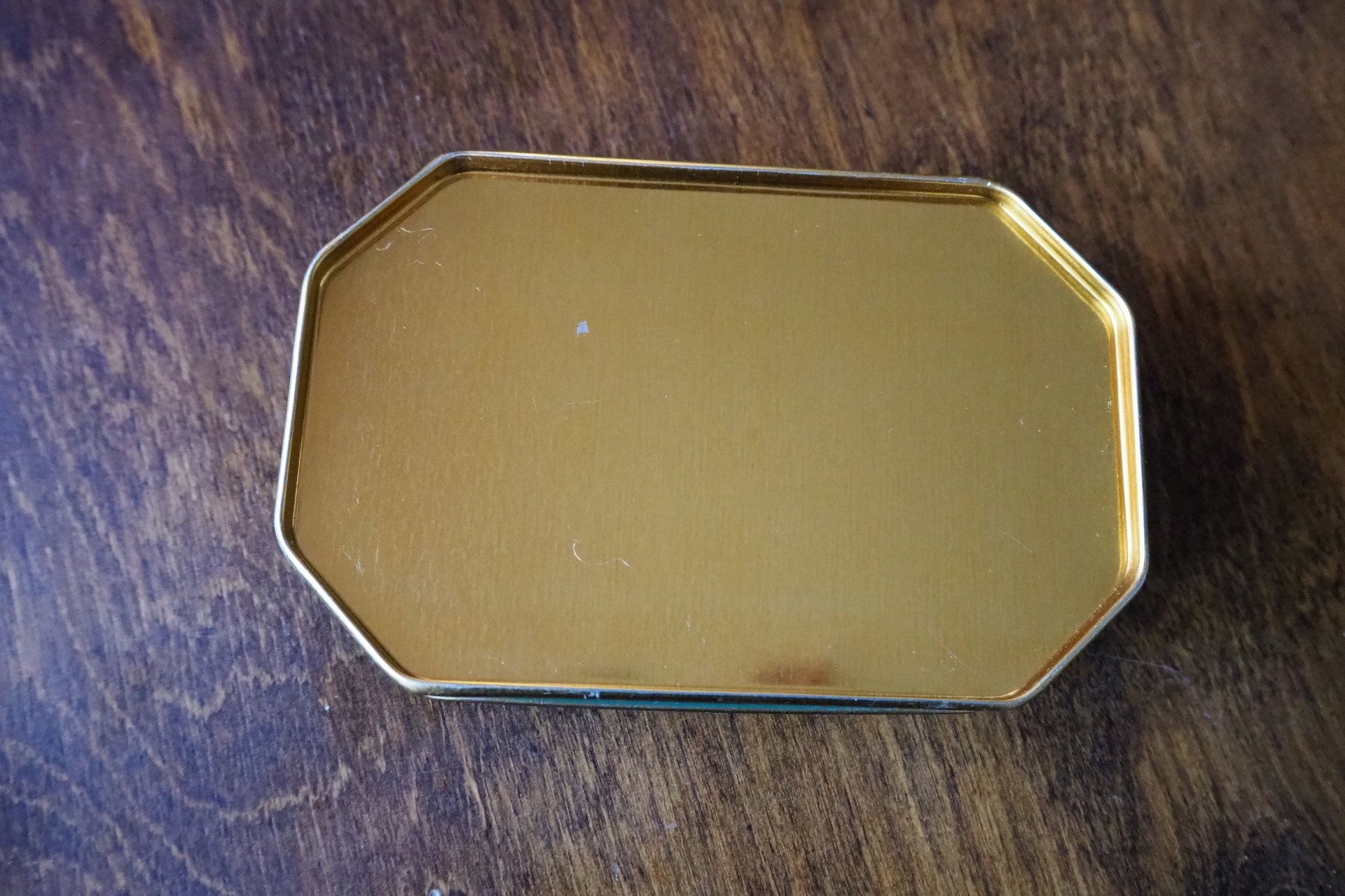 Vintage floral tin box | Floral tin box | Vintage storage box
