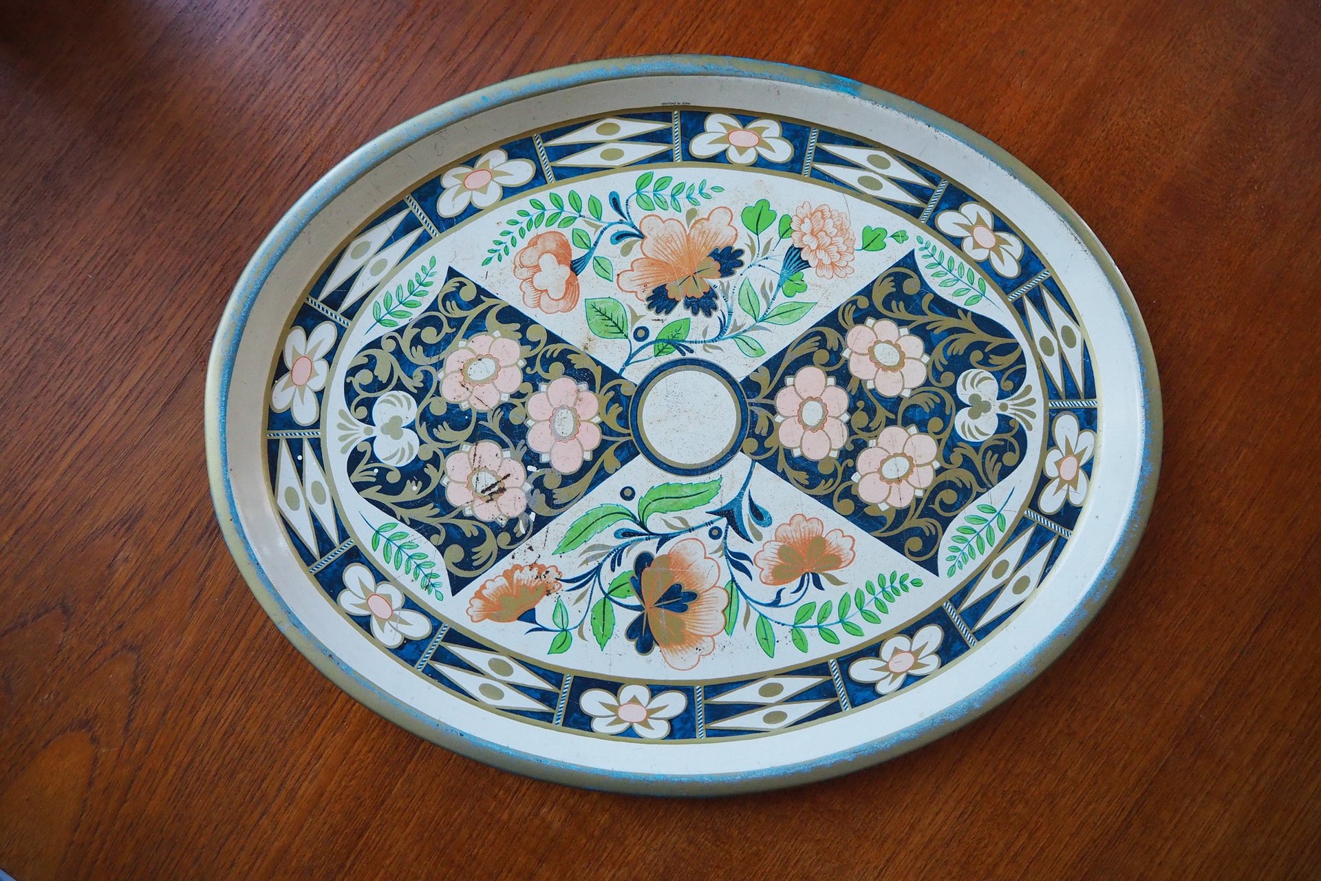 Vintage Worcester ware tray | Vintage serving tray | Worcester ware serving tray | Large oval vintage tray