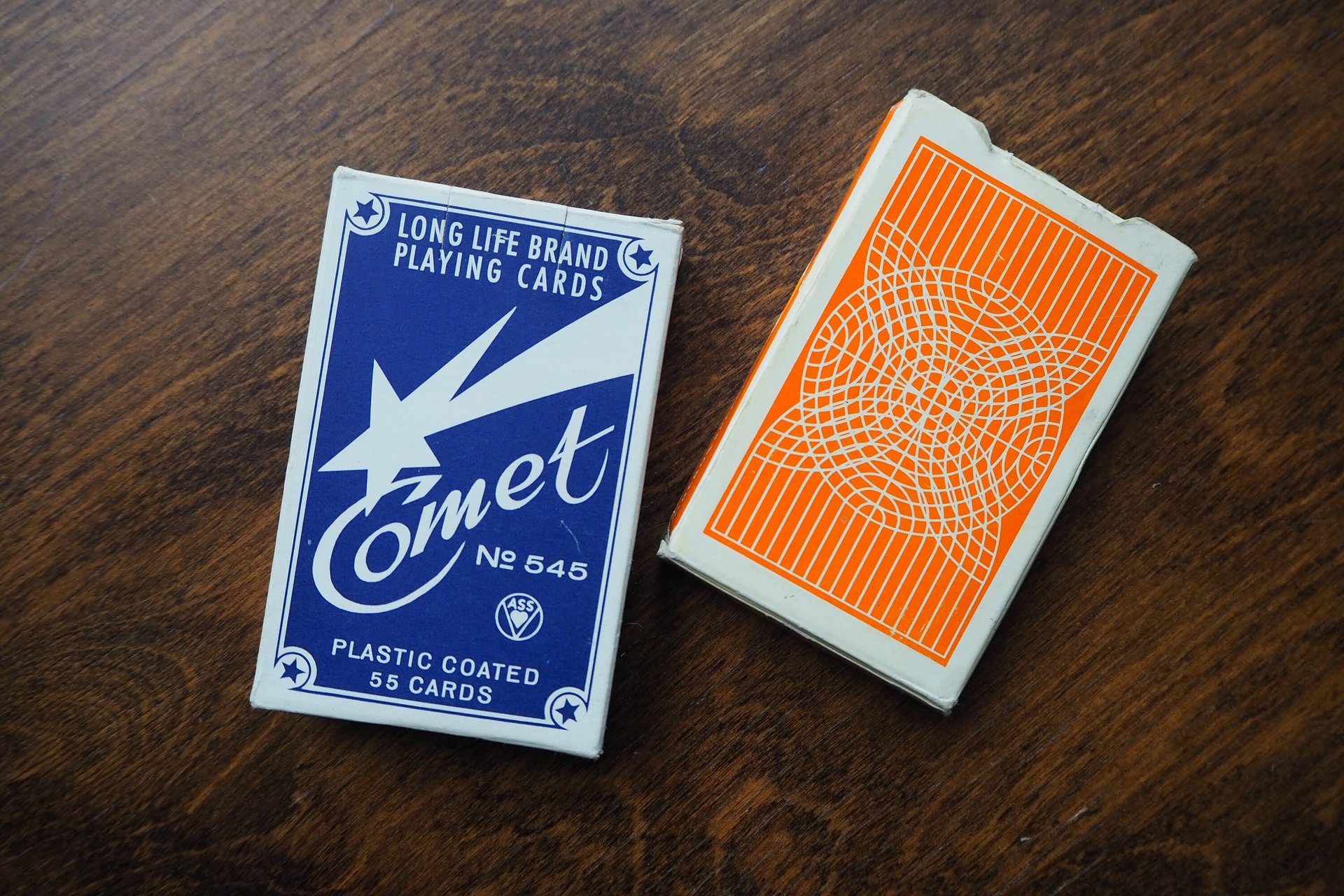 Vintage playing cards | Vintage card deck | Comet playing cards | Retro playing cards