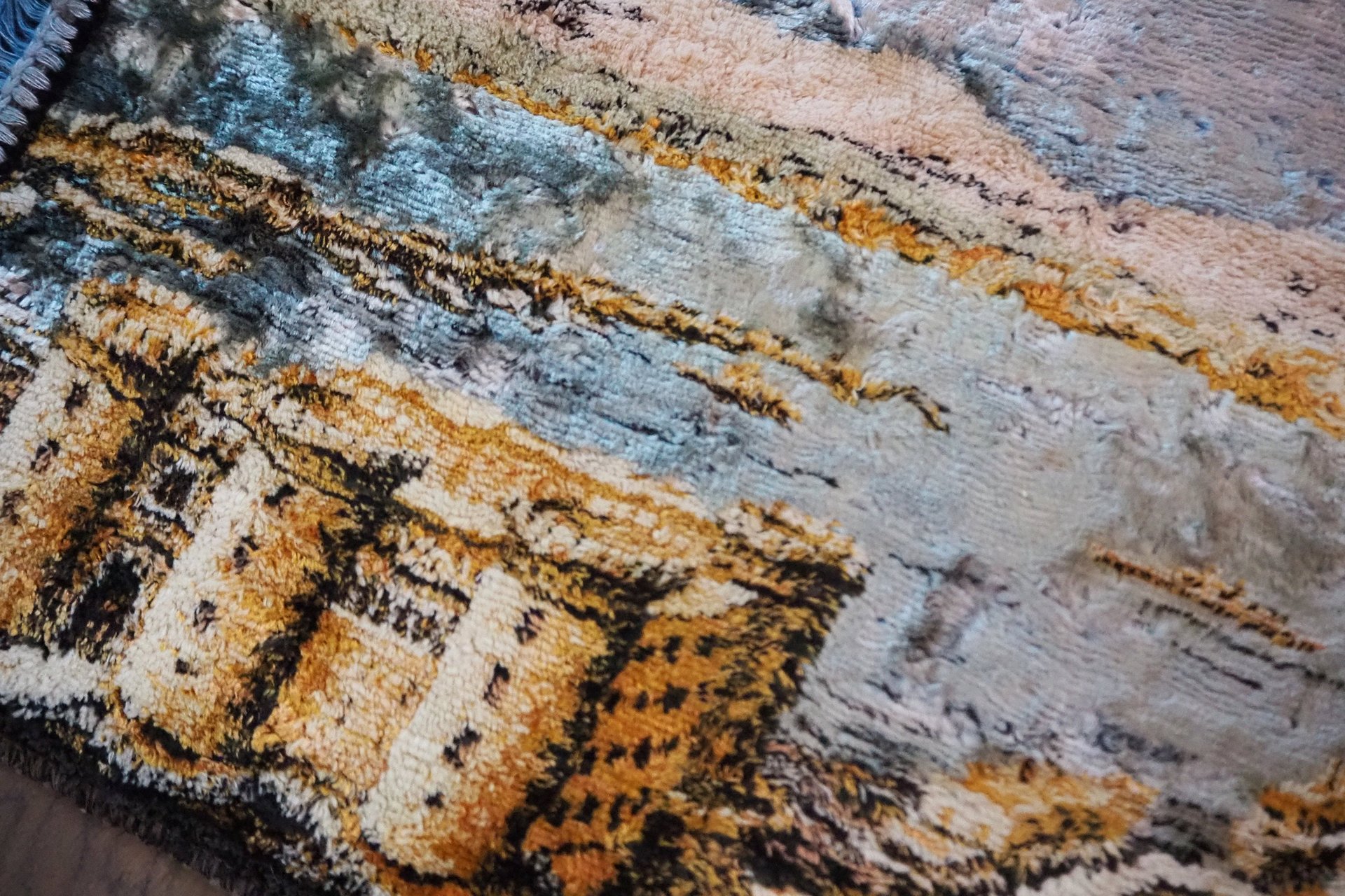 Vintage wall tapestry | Vintage gobelin wall rug | Landscape wall tapestry | Vintage wall rug