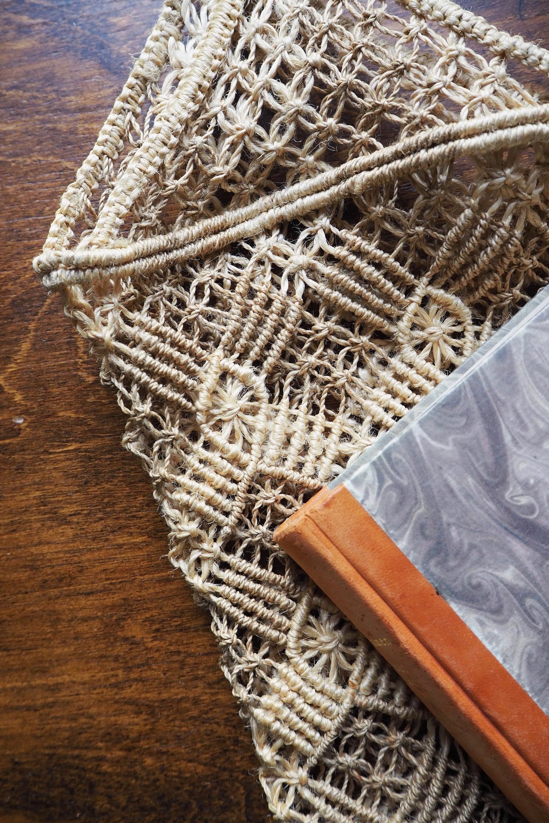 Vintage macrame bag | Macrame market bag | Macrame woven handbag | Boho macrame bag | Vintage market bag
