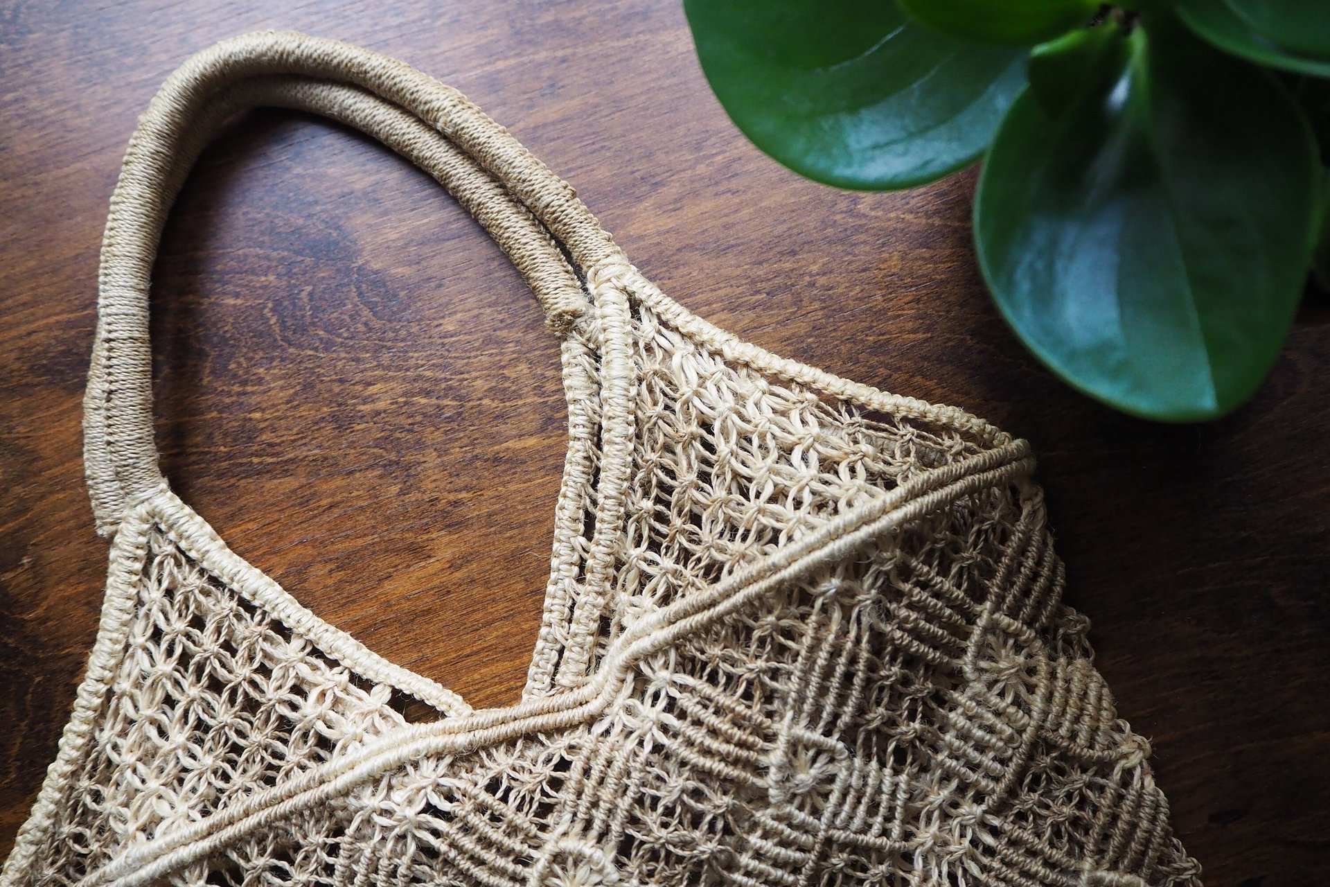 Vintage macrame bag | Macrame market bag | Macrame woven handbag | Boho macrame bag | Vintage market bag
