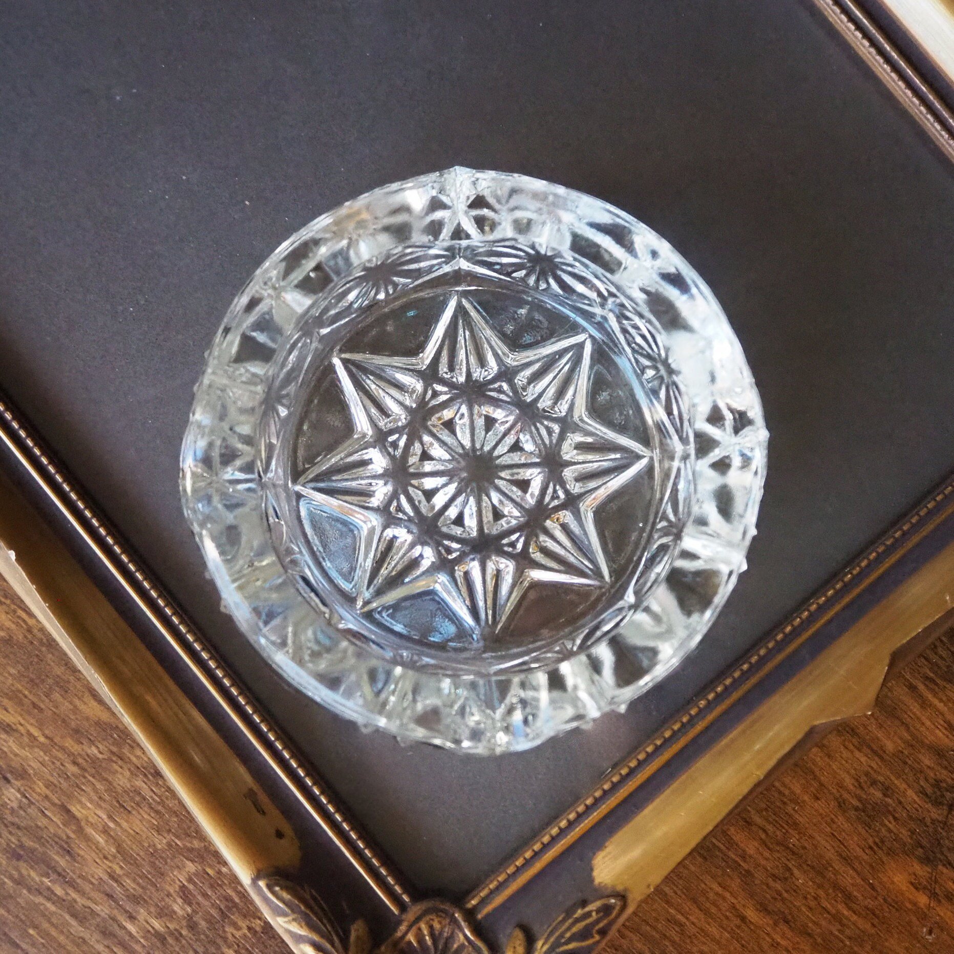 Vintage ashtray | Vintage glass ashtray | Riihimäen Lasi | Made in Finland