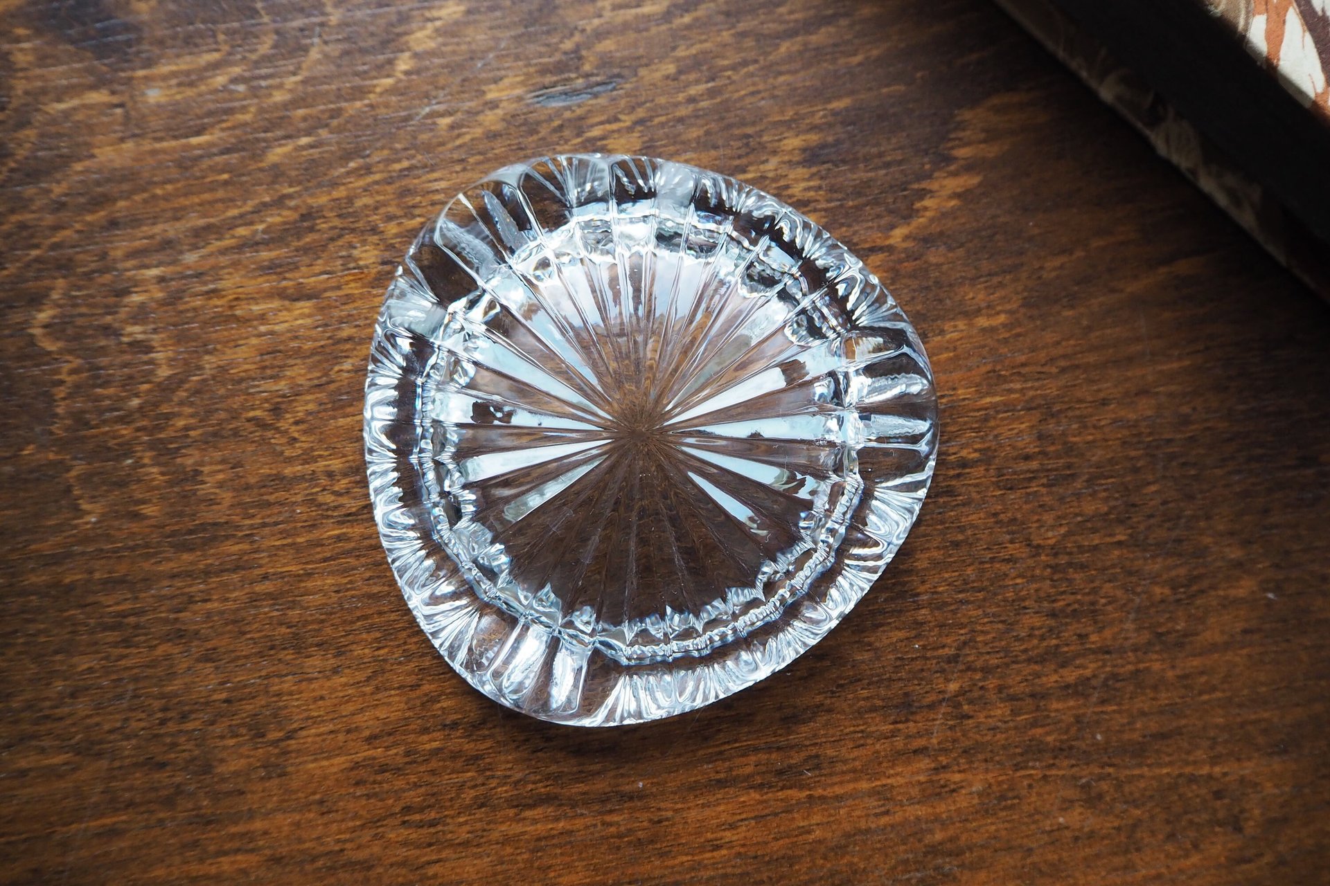 Vintage glass ashtray | Vintage ashtray | Glass ashtray | Small vintage ashtray