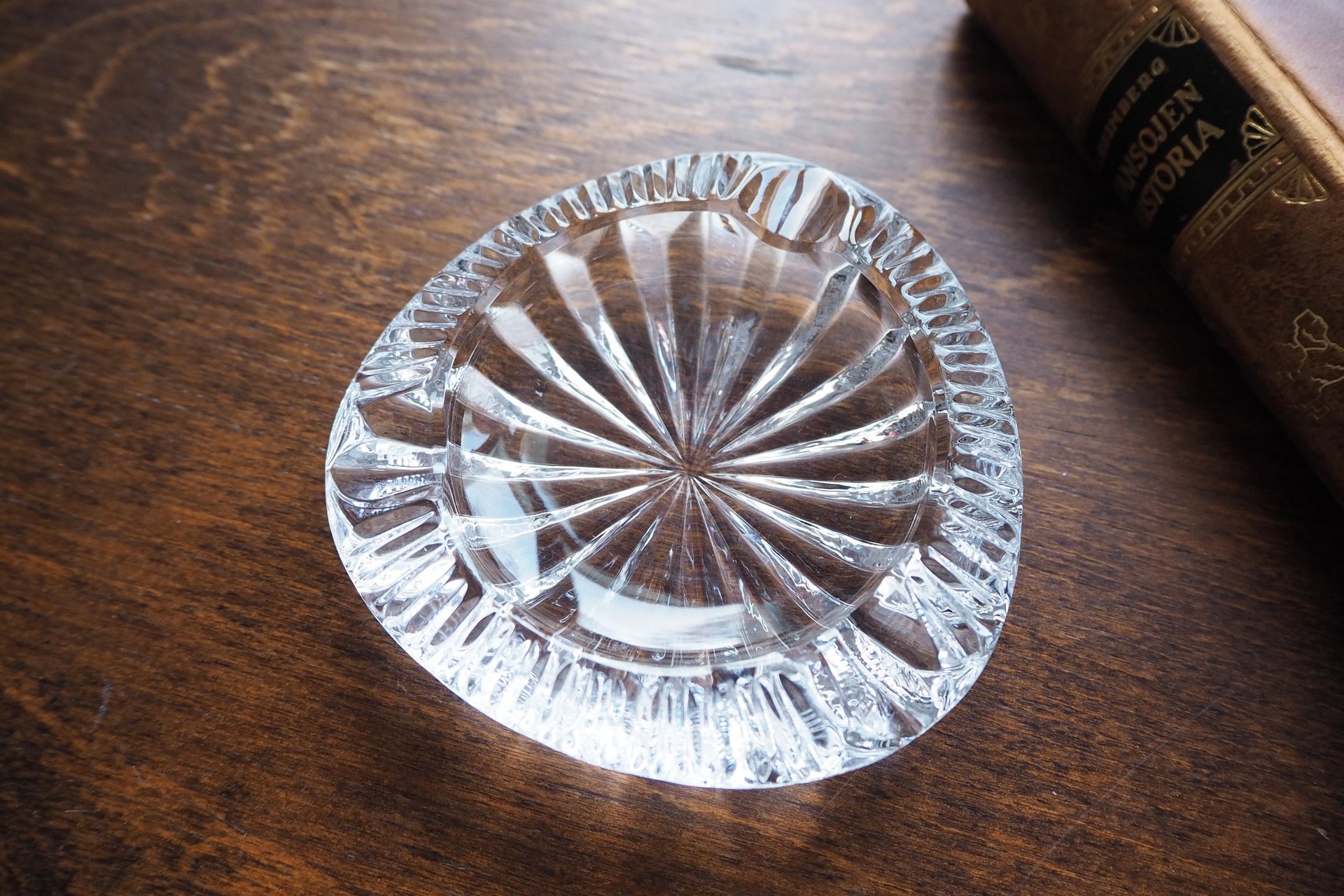 Vintage glass ashtray | Vintage ashtray | Glass ashtray | Small vintage ashtray