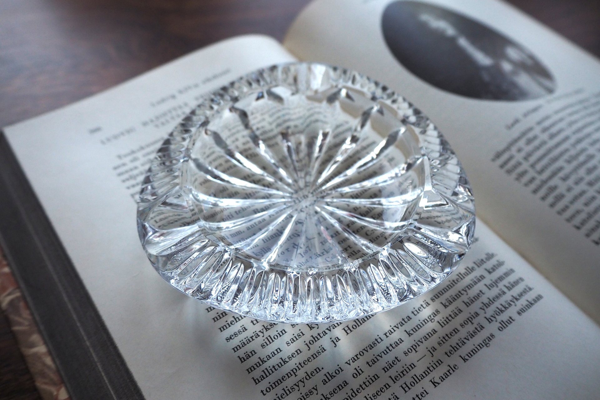 Vintage glass ashtray | Vintage ashtray | Glass ashtray | Small vintage ashtray