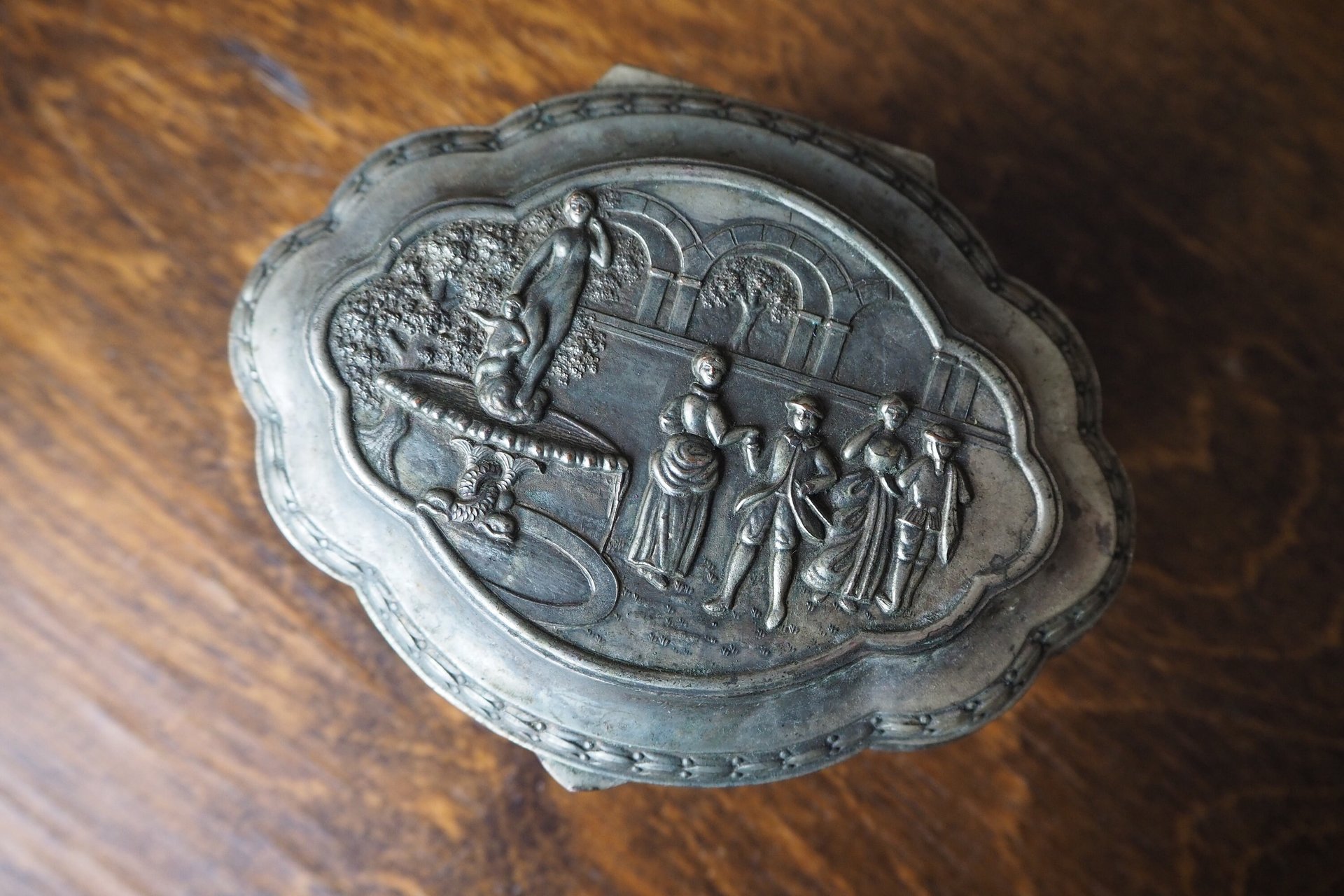 Vintage silver plated jewelry box | Made in Japan | Vintage silver plated trinket box | Vintage Japanese trinket box