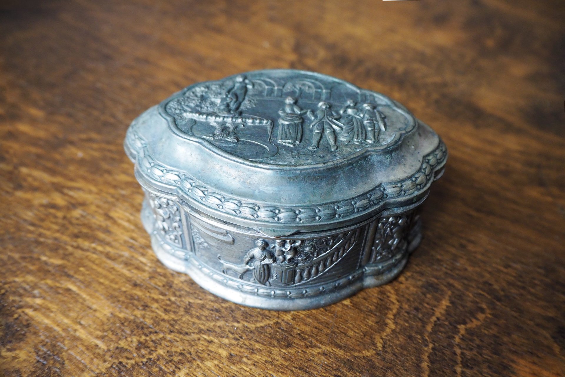 Vintage silver plated jewelry box | Made in Japan | Vintage silver plated trinket box | Vintage Japanese trinket box