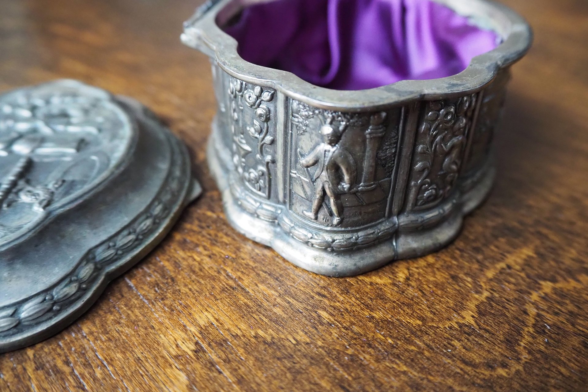 Vintage silver plated jewelry box | Made in Japan | Vintage silver plated trinket box | Vintage Japanese trinket box
