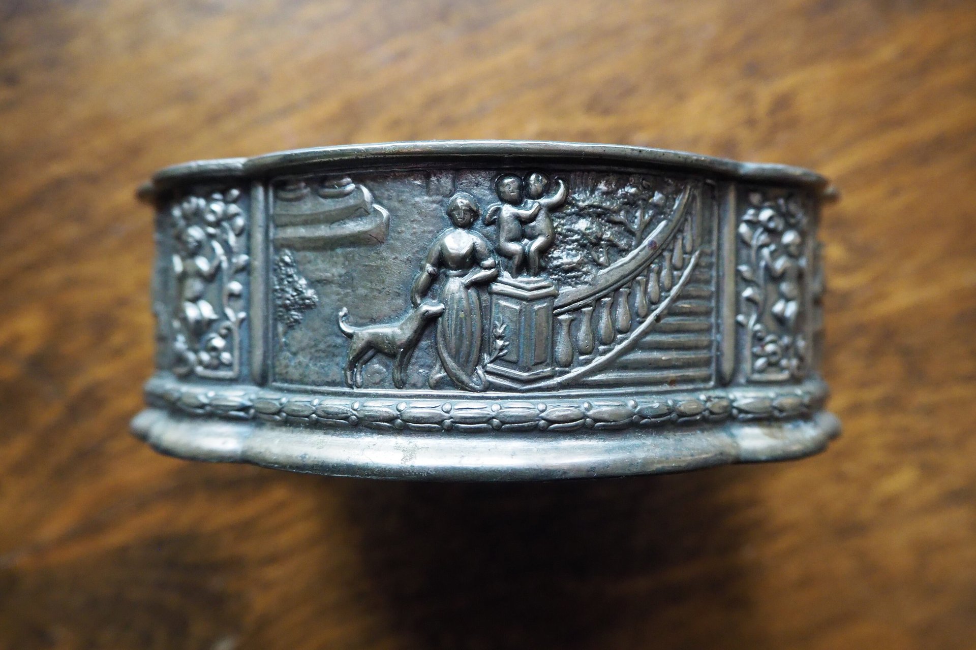 Vintage silver plated jewelry box | Made in Japan | Vintage silver plated trinket box | Vintage Japanese trinket box