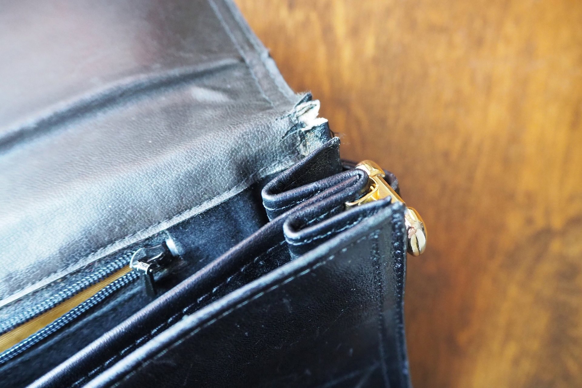 Vintage leather envelope bag | Vintage leather bag | Black envelope bag | Vintage leather crossbody bag