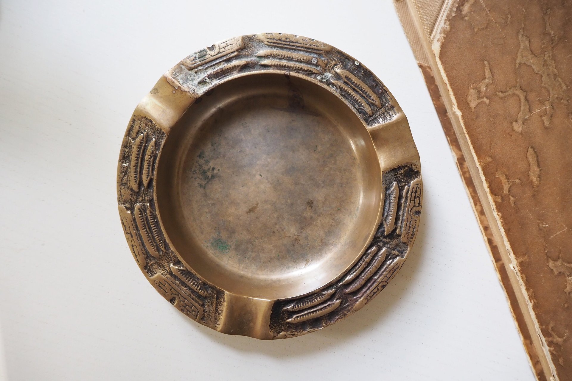 Vintage brass ashtray | Vintage ashtray | Brass ashtray