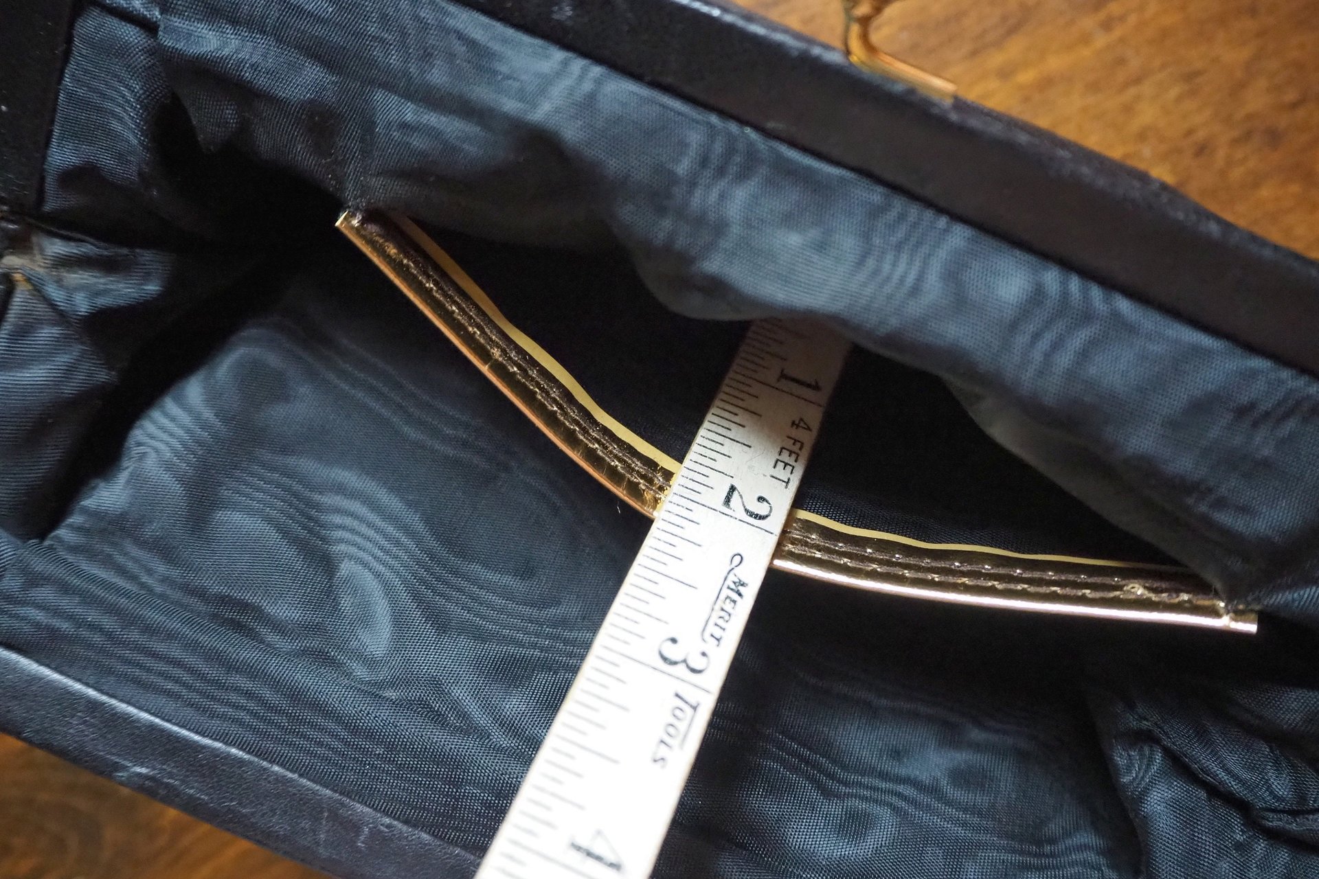 Vintage leather purse bag | Vintage leather bag | Black purse bag | Vintage leather clutch | Made in Finland | EJ Laukku